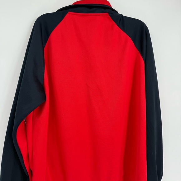 Nike Full Zip Training Track Jacket Men's Size XL black white Red Pockets - Picture 10 of 11